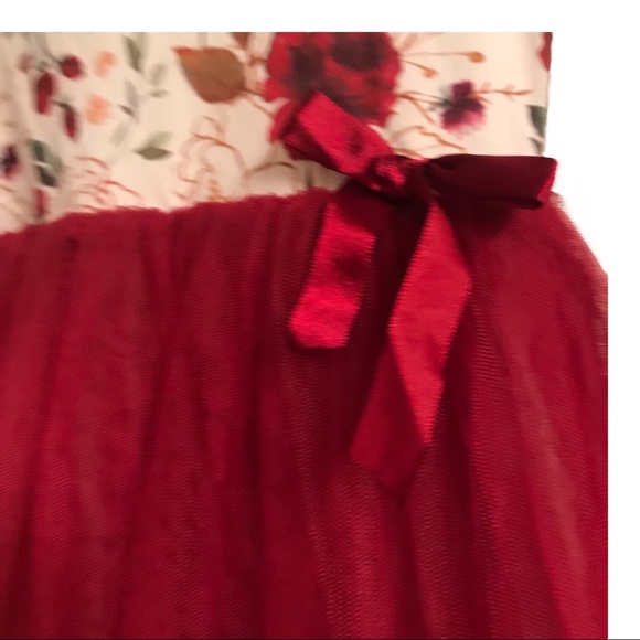 Girls boutique Fall floral tutu dress size L 4-5 - Picture 2 of 11